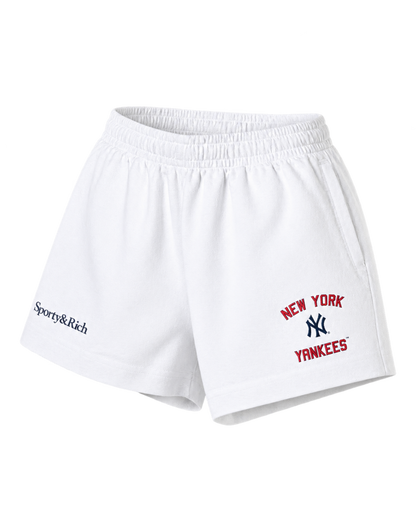 Homerun Disco Short - White/Navy/Red