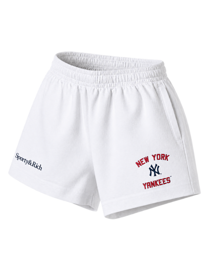 Homerun Disco Short - White/Navy/Red