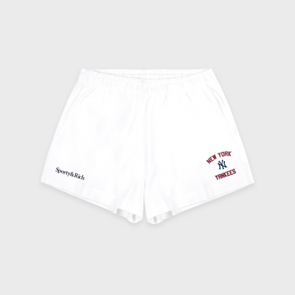 Homerun Disco Short - White/Navy/Red