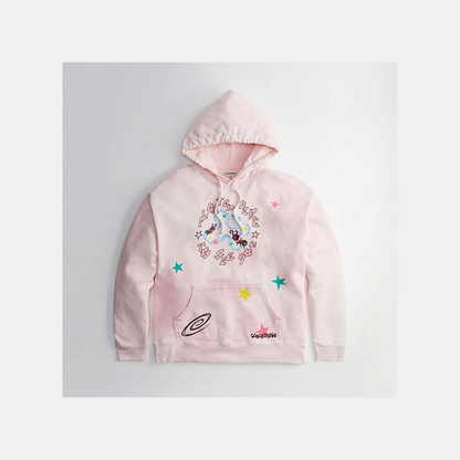Hoodie With Floated Here To See You Print