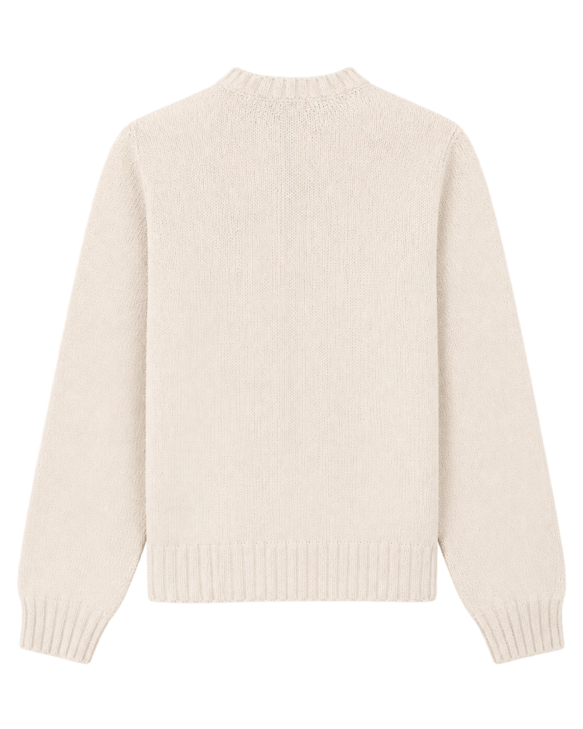 Horse Knitted Sweater - Ecru/Chocolate