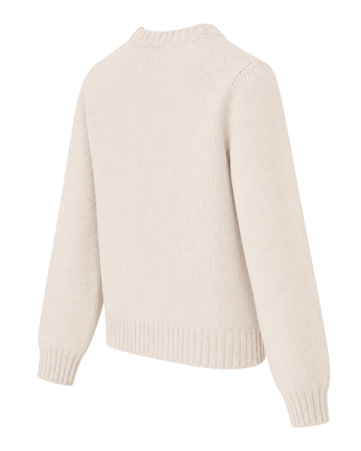 Horse Knitted Sweater - Ecru/Chocolate