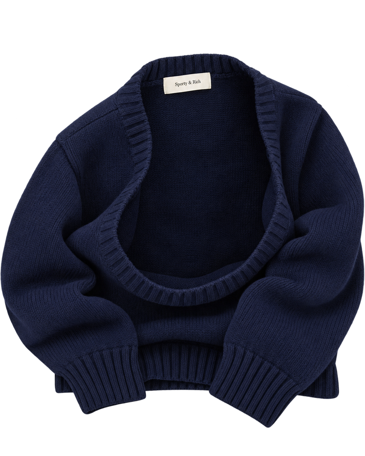 Horse Knitted Sweater - Navy