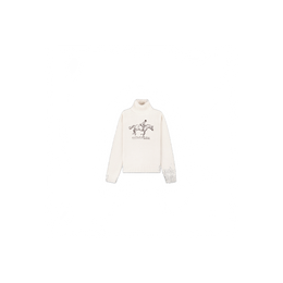 Horse Knitted Turtleneck - Ecru/Chocolate