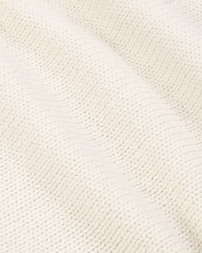 Horse Knitted Turtleneck - Ecru/Chocolate