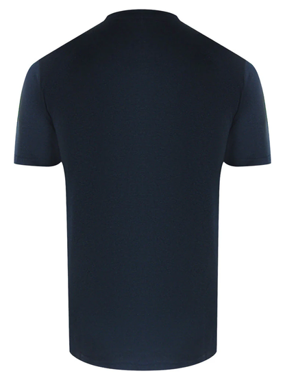 Love Moschino Block Logo Navy Blue T-Shirt