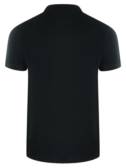 Love Moschino Small Heart Black Polo Shirt