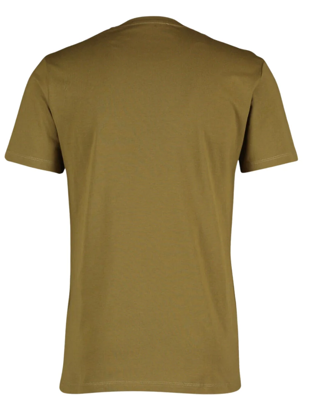 Balmain Embossed Logo Khaki T-Shirt