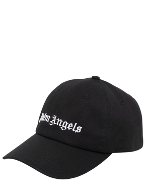 Palm Angels Logo Black Cap