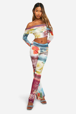 Bardot Printed Top