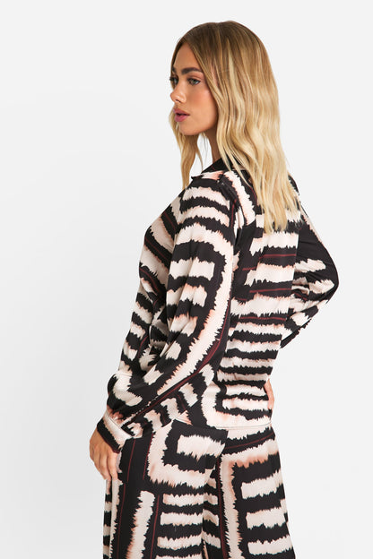 Large Scale Tonal Tie Dye Relaxed Fit Shirt