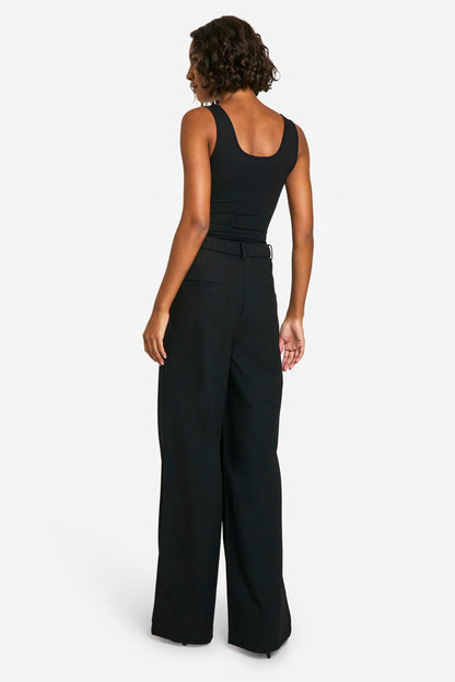 Tall Essential Wide Leg Tailored Trousers