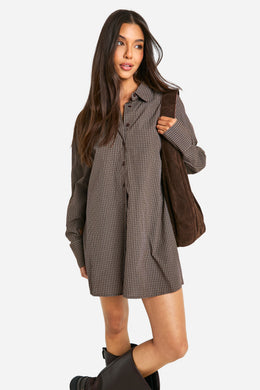 Oversized Shirt Dress