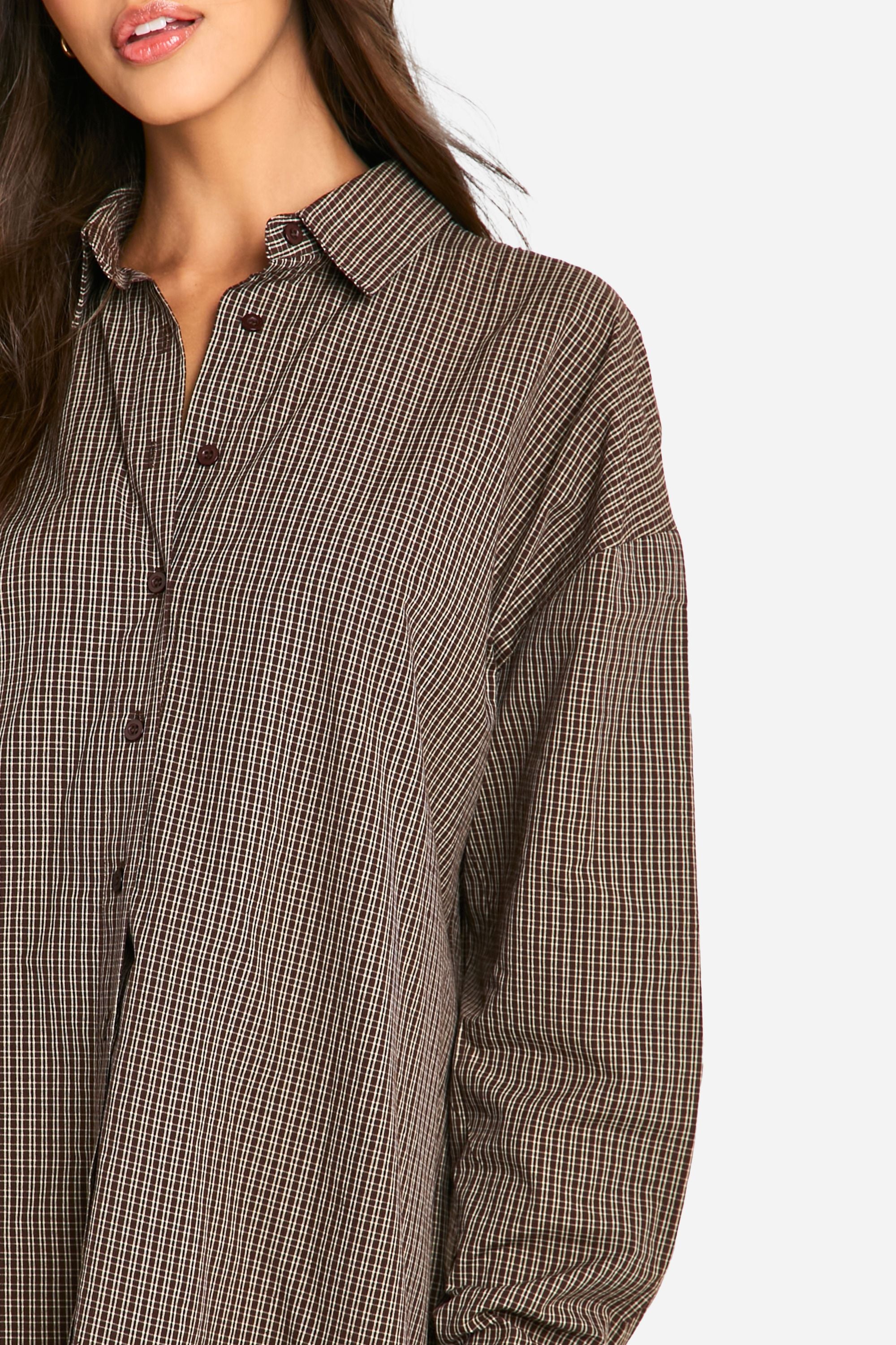 Oversized Shirt Dress