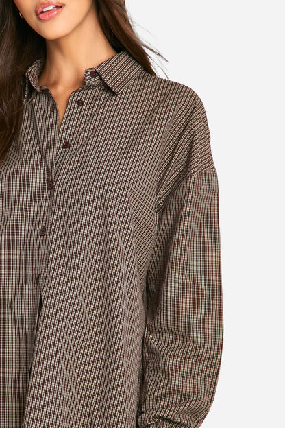 Oversized Shirt Dress