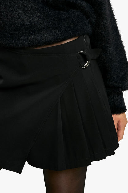 Pleated Mini Skirt