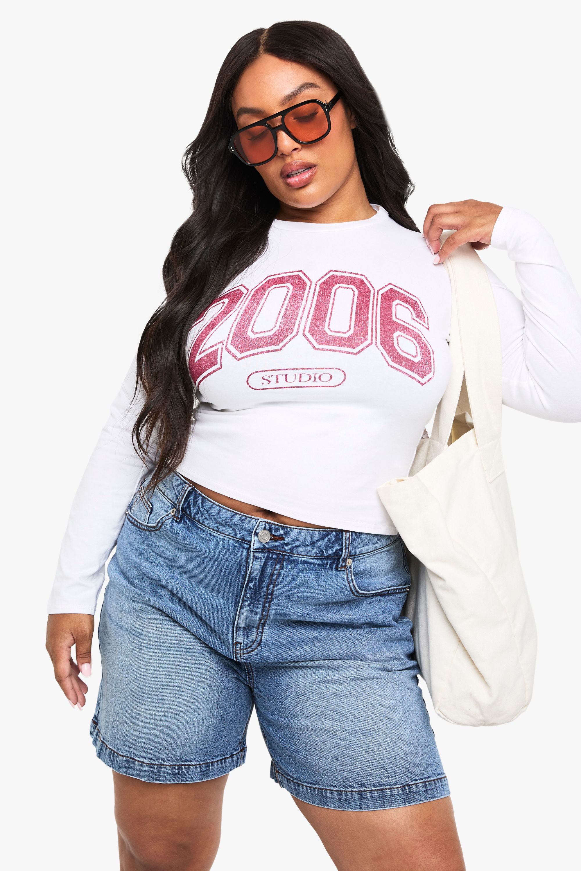 Plus 2006 Studio Wide Neck T-Shirt