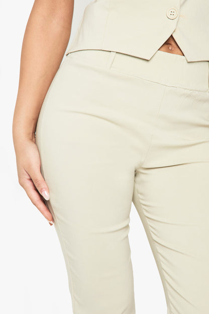 Bengaline Slim Flare Trousers