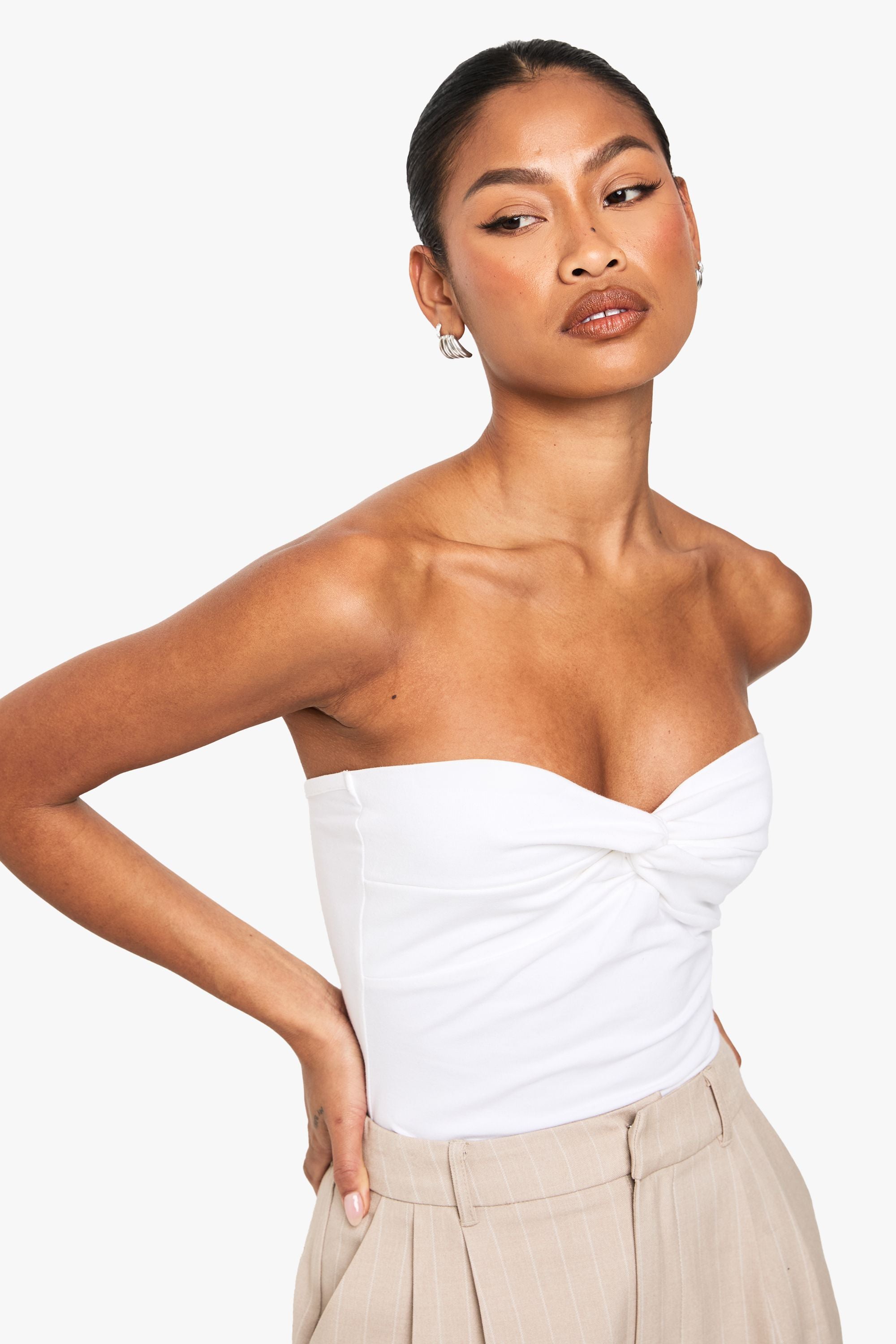 Twist Front Bandeau Top