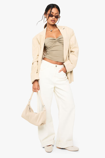 Twist Front Bandeau Top