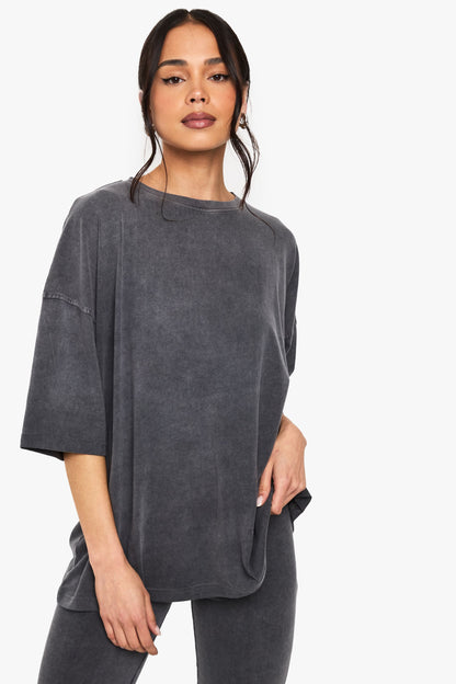 Acid Wash Oversized T-Shirt
