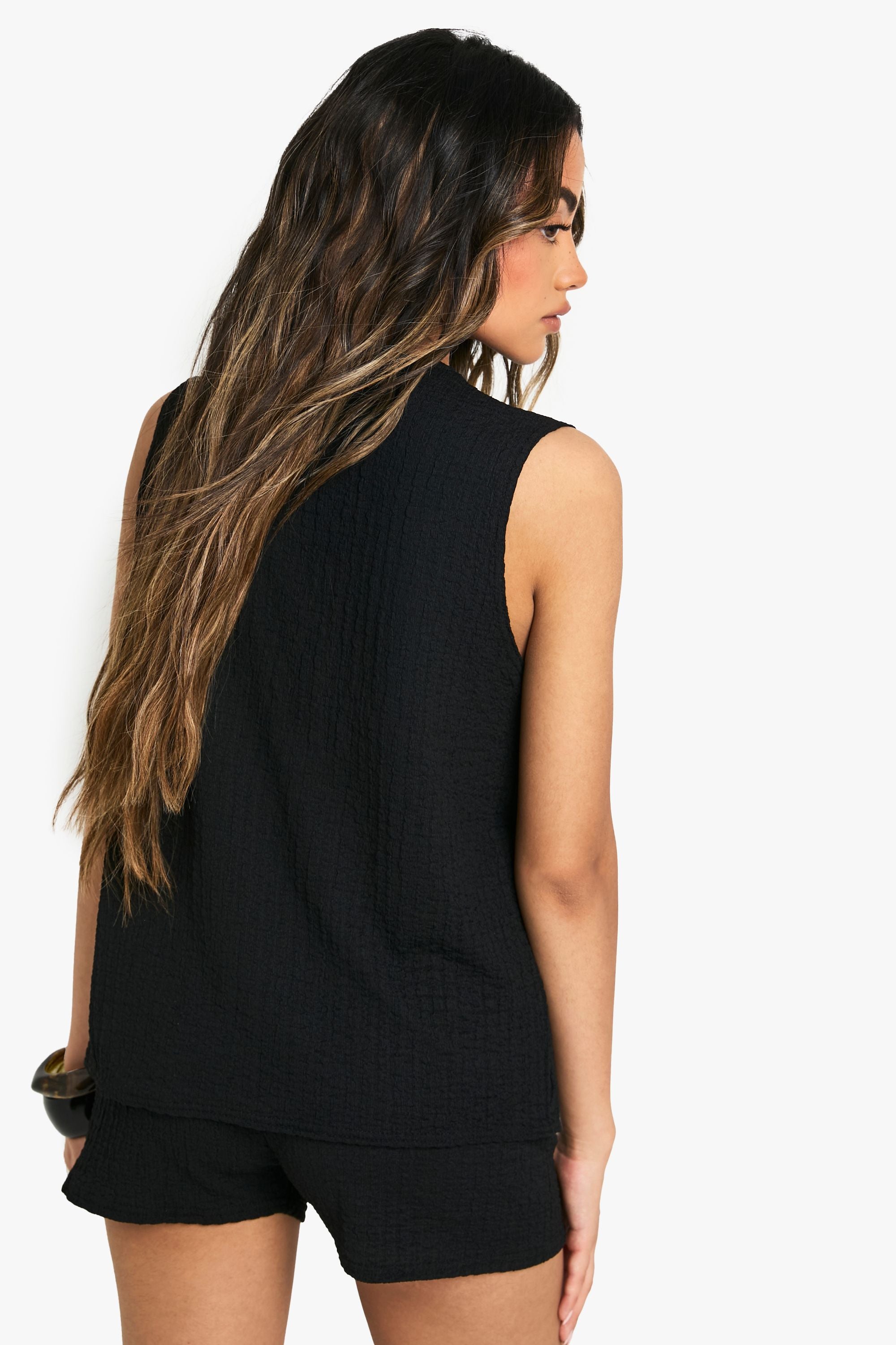 Textured Flippy Short