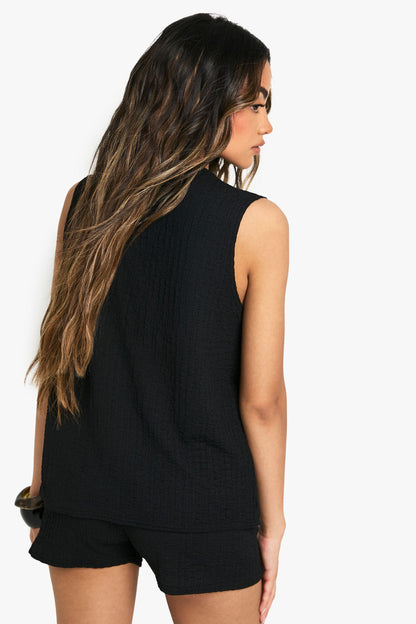 Textured Flippy Short