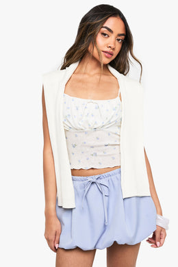 Ditsy Printed Mesh Cami