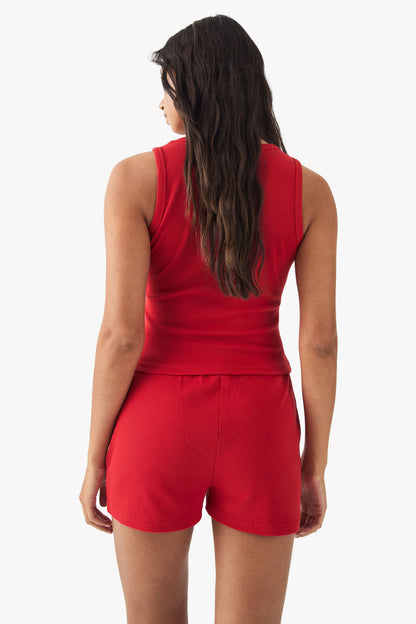 DSGN Studio Script Embroidered Rib Boxer Short