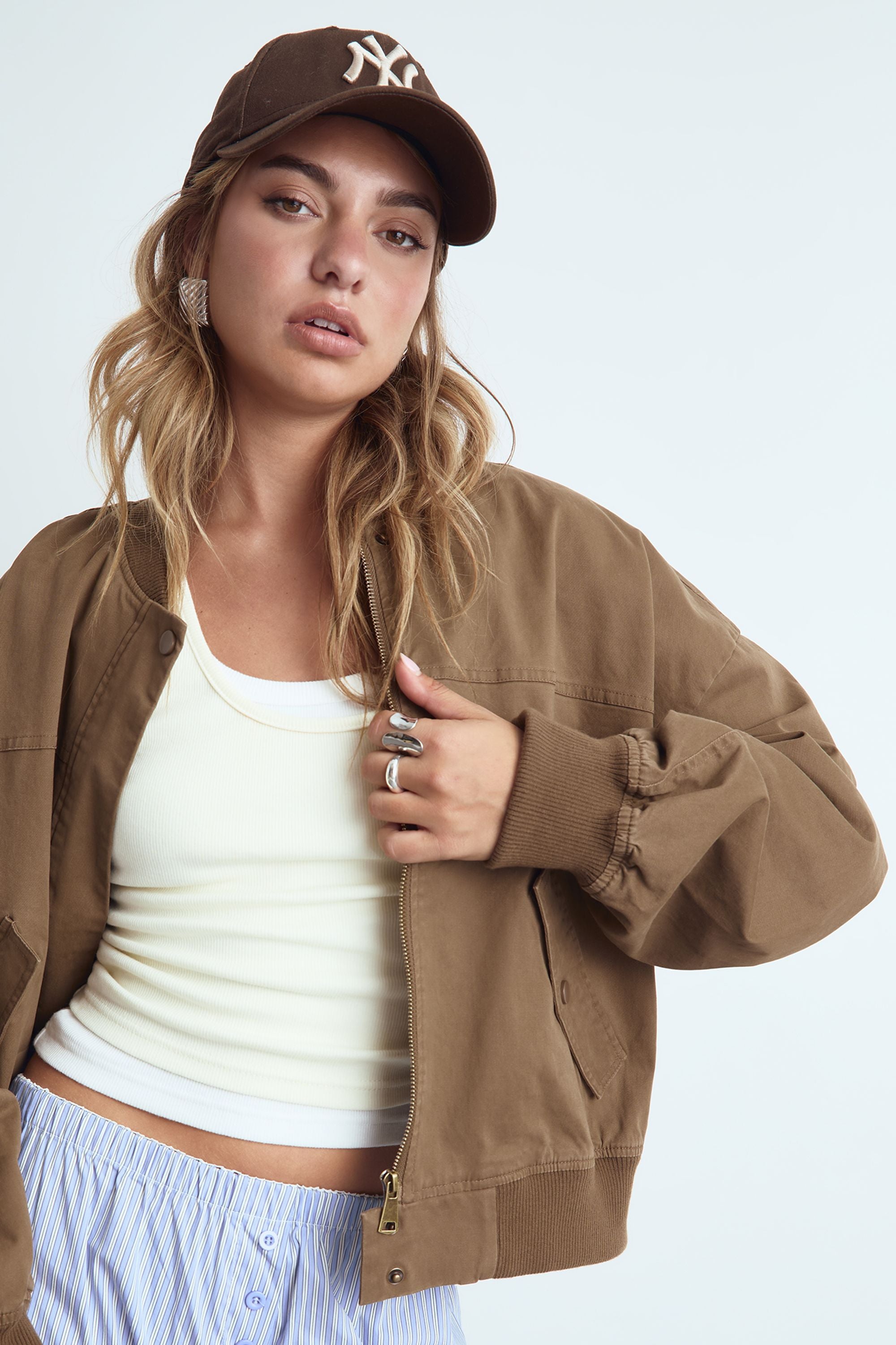 Basic Rib Scoop Neck Racer Back Vest Top