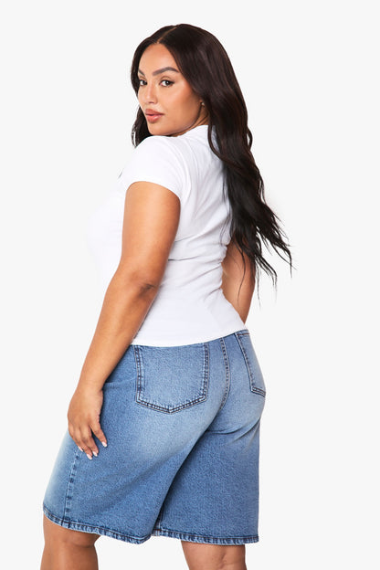 Plus Bikini Fitted Tee
