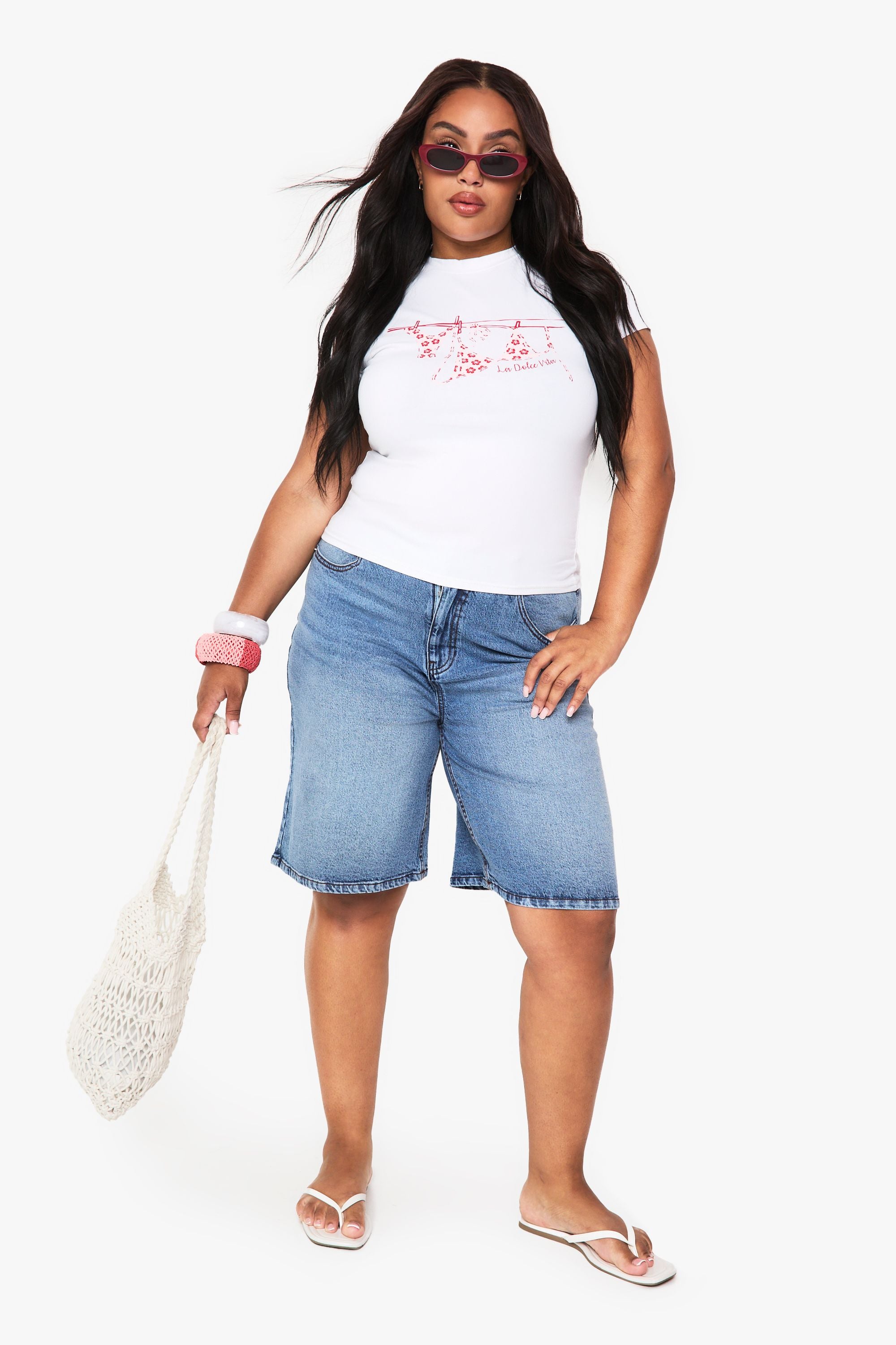Plus Bikini Fitted Tee