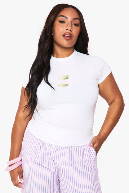 Plus Matcha Lovers Club Fitted Tee