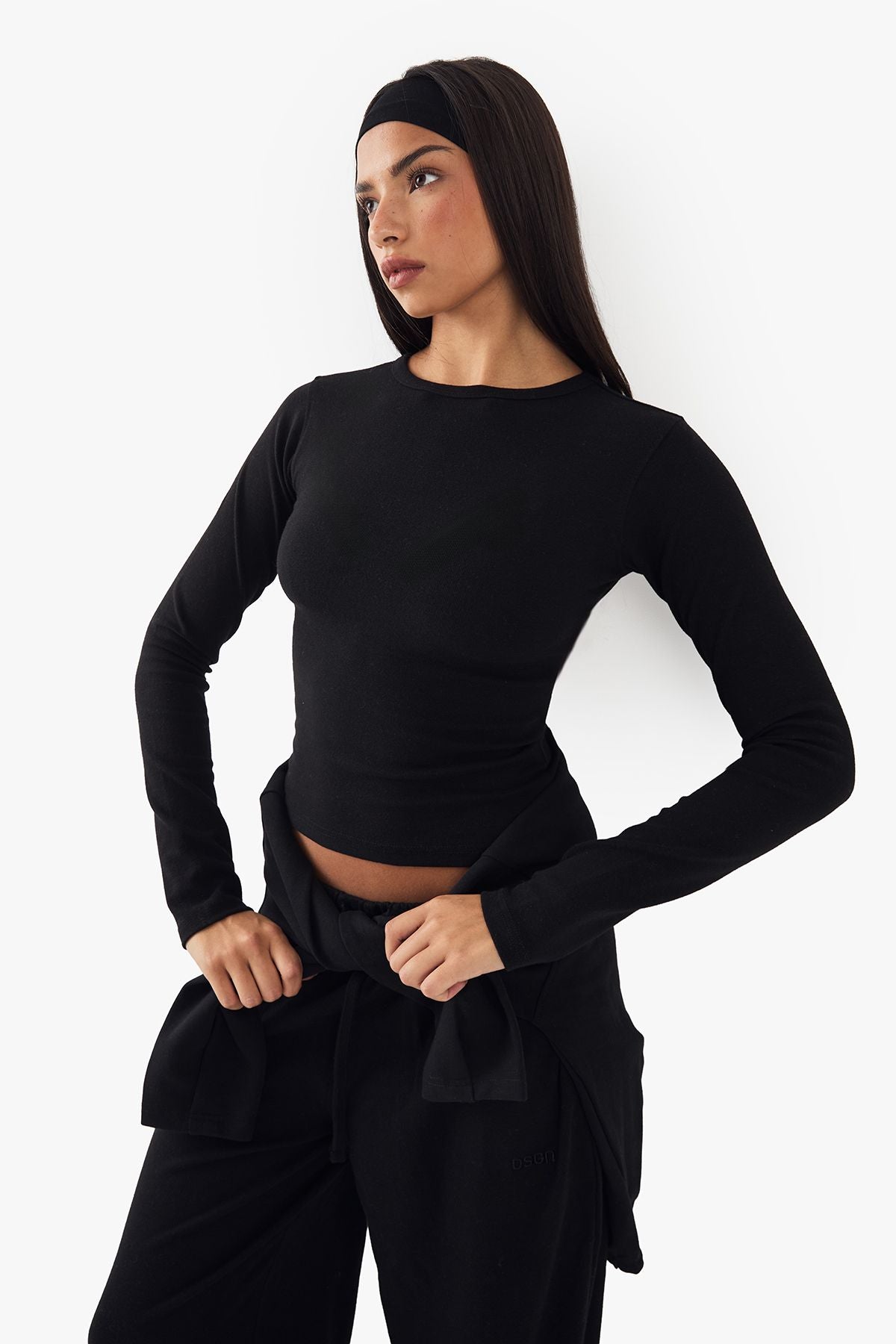DSGN Studio Embroidered Long Sleeve Top
