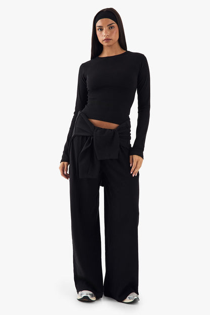 DSGN Studio Embroidered Long Sleeve Top
