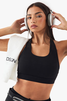DSGN Studio Mesh Panel Sports Bra