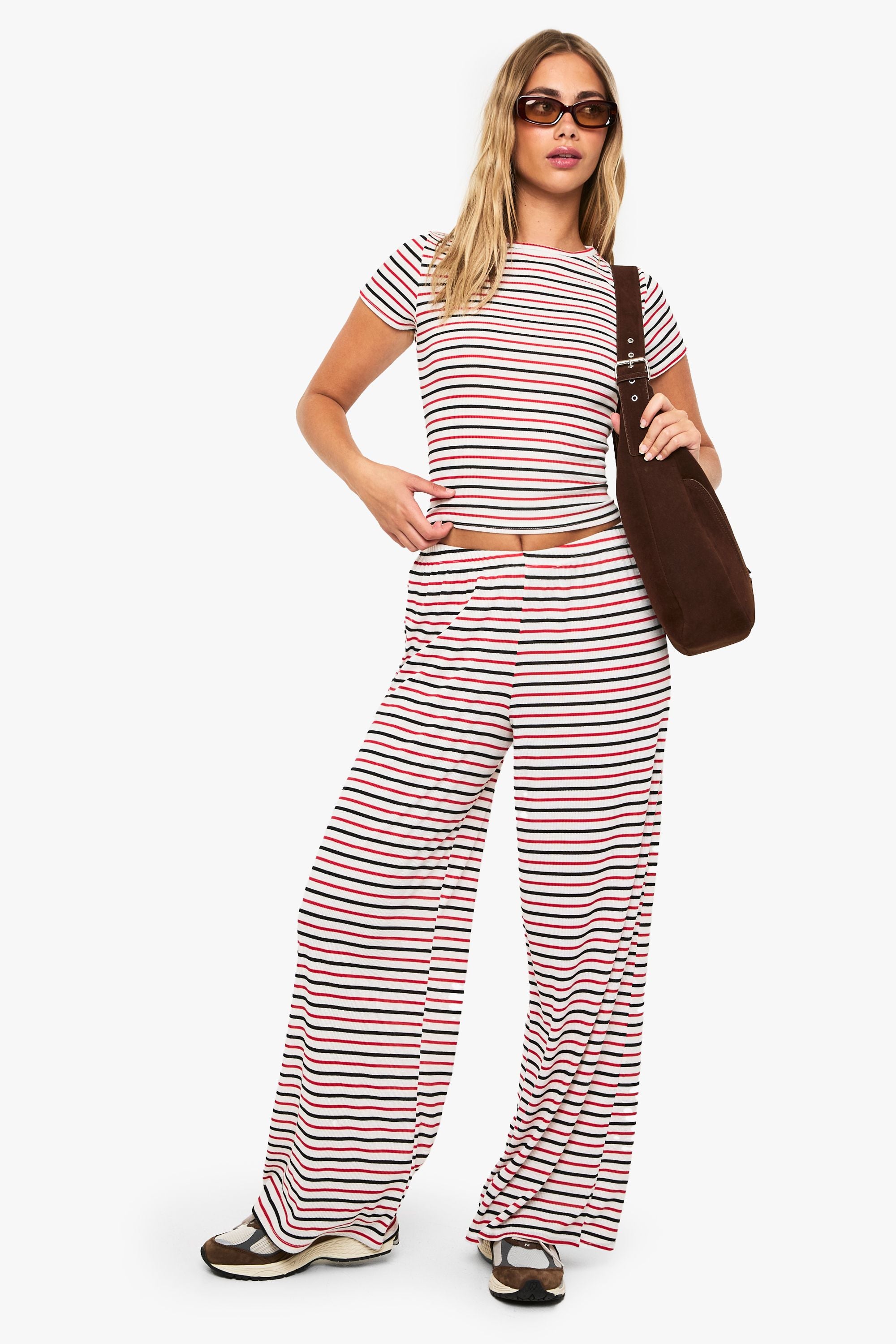 Stripe Crew Neck Baby tee