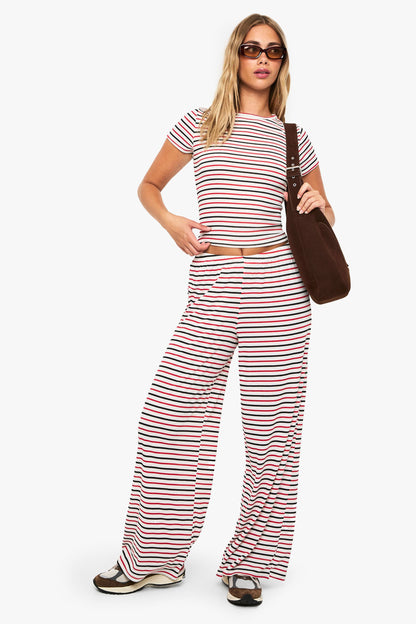 Stripe Crew Neck Baby tee