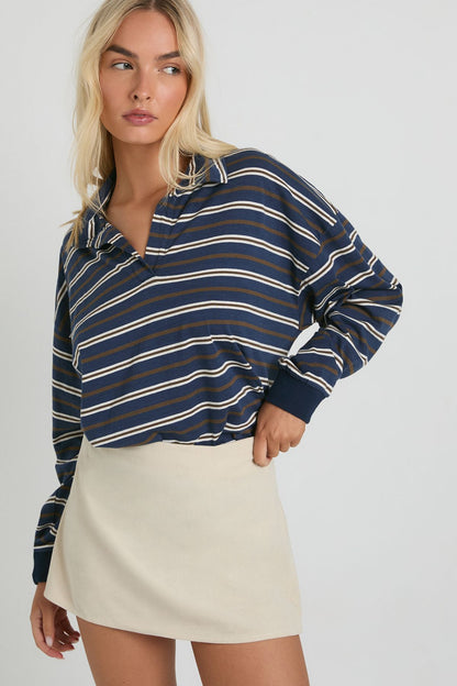 Cord Mini A-Line Skirt