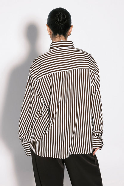 Mixed Stripe Fitted Shirt