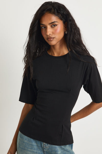 Lace Up Back Oversized T-shirt