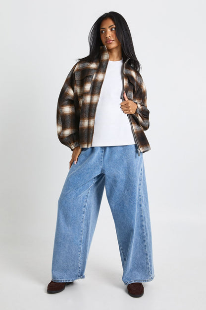 Interlock Boxy Tucked Waist Detail T-Shirt