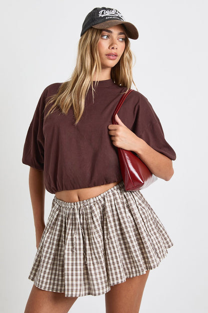 Cotton Elasticated Waist T-Shirt