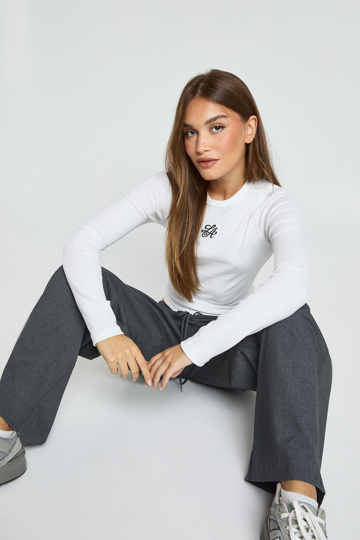 Embroidery Long Sleeve Top