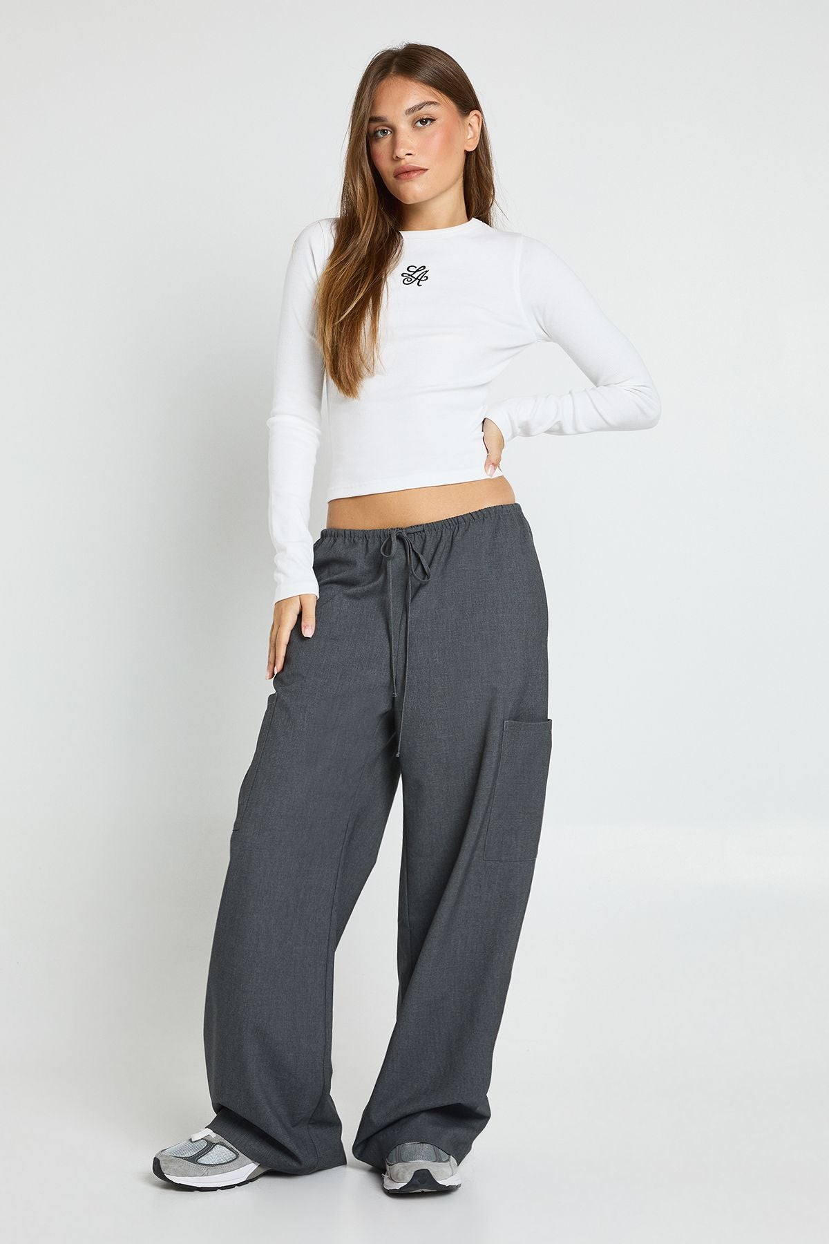 Embroidery Long Sleeve Top