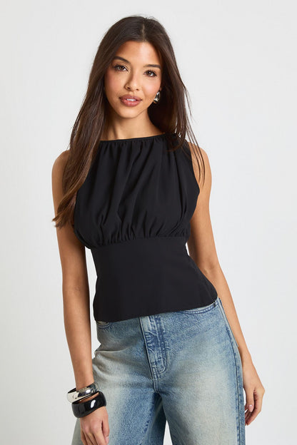 Chiffon Ruched Top