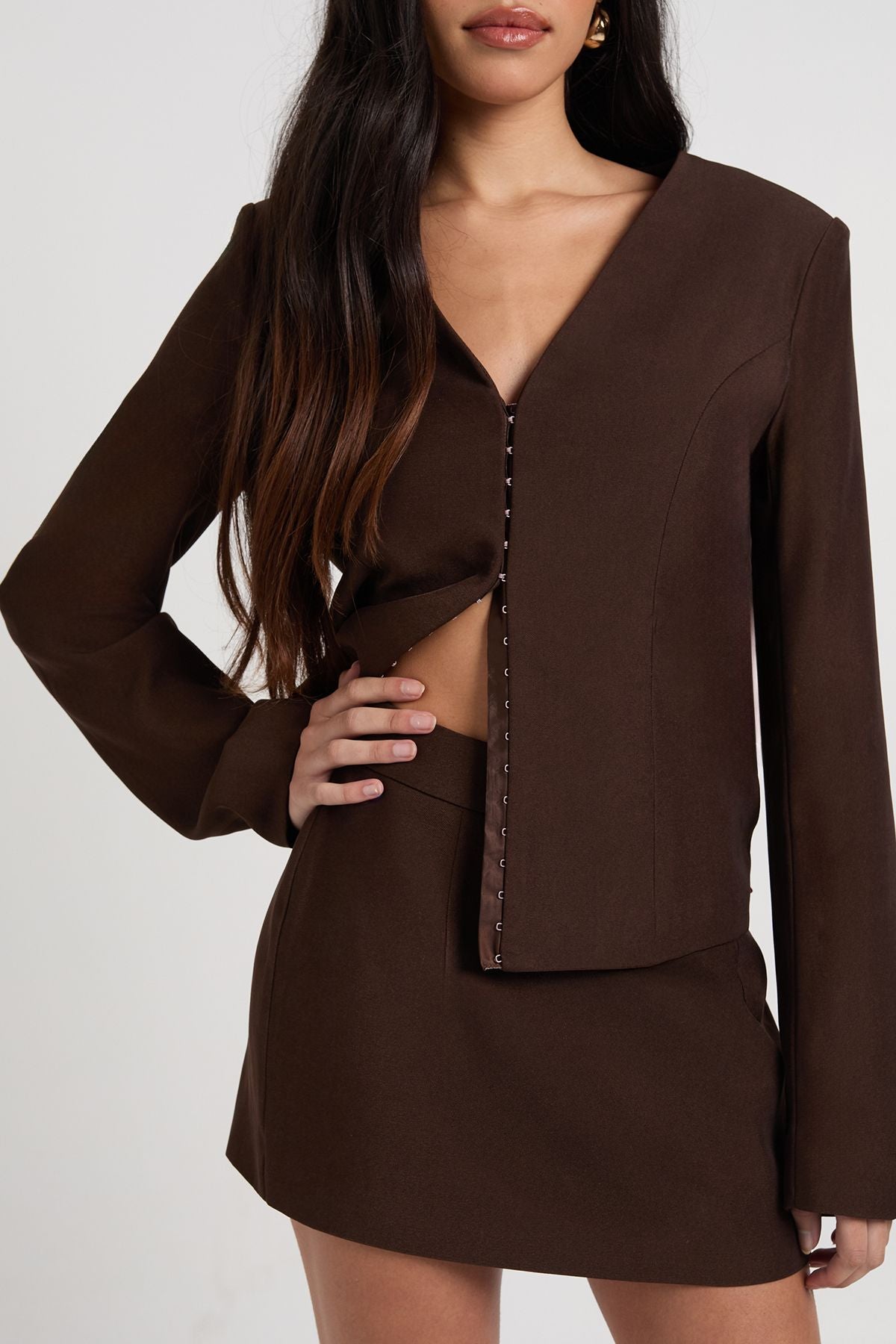 Tailored Mini Skirt