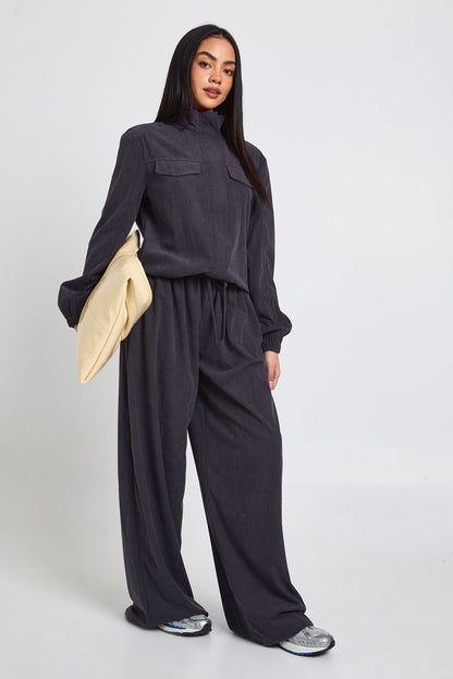 Cord Wide Leg Trousers