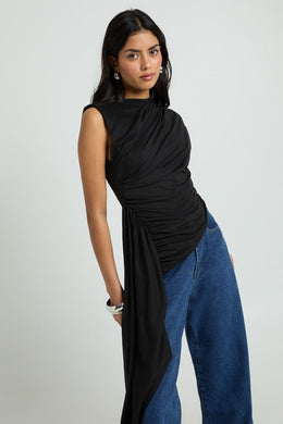 Ruched Drape Top