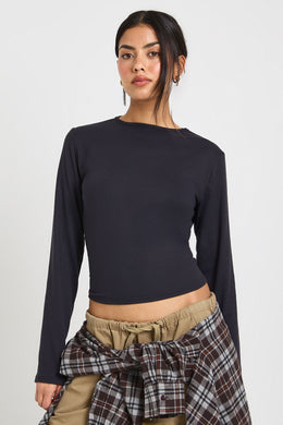 Ultra Soft Long Sleeve Fitted Top